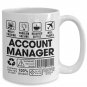Accountant - Account Manger Coffee Mug Gifts - Nerd Geek Tea Cup For Women Men