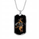 Father's Day - Birthday Gift Dog Tag For Dad Mom Mother Grandpa GSD Pet Lovers