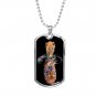 Cat Reflection Tiger Cute Dog Tag Chain - Gift For Daughter Dad Mom Mother's Day