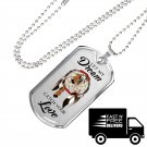 Let My Dream Catch Your Love Cool Dog Tag - Perfect Gift for Wife Husband Lovers