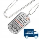 Love My Husband Great Gift for Valentine's Day From Wife Honey - Luxury Dog Tag