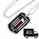 Veteran's Day Gift Ideas Luxury Dog Tag Necklace Chain For Father Grandpa Uncle Mother Dad Mom