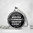 Great Gift To My Son - Love Dad Necklace From Father Daddy Papa for Birthday's
