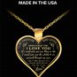 Gift For Daughter From Dad Daddy Father - Never Forget That I Love You Necklaces