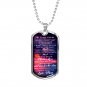 Love Mother To Son Perfect Gift Dog Tag From Mom Mommy Mama, Birthday Presents