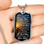 Great Dog Tag - Love Son Gift From Father Daddy Papa, Birthday Presents