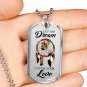 Let My Dream Catch Your Love Cool Dog Tag - Perfect Gift for Wife Husband Lovers