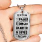 Daddy Loves You - Nice Dog Tag Gift From Father Dad Papa in Birthday Anniversary