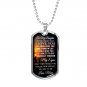 Love Mom To Daughter Perfect Gift Dog Tag From Mother Mommy, Birthday Presents