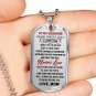Love Mom To Daughter Luxury Gift Dog Tags From Mother Mommy, Birthday Presents