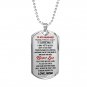 Love Mom To Daughter Luxury Gift Dog Tags From Mother Mommy, Birthday Presents