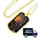 Love Dad To Daughter Perfect Gift Gold Dog Tag From Father Daddy -  Birthday Presents
