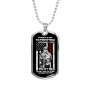 Veteran's Day Luxury Dog Tag Gifts - Great for Father Grandpa Uncle Mother Aunt