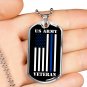 Great Veteran's Day Luxury Dog Tag Gift, For Father Grandpa Uncle Mother Dad Mom