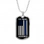 Great Veteran's Day Luxury Dog Tag Gift, For Father Grandpa Uncle Mother Dad Mom