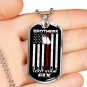 Veteran's Day Gift Ideas Luxury Dog Tag Necklace Chain For Father Grandpa Uncle Mother Dad Mom
