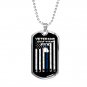 Veteran's Day Gift Idea - Luxury Dog Tag For Father Grandpa Uncle Mother Dad Mom