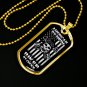 Gift For Bikers Luxury Gold Dog Tag - Birthday Gift For Dad Father Grandpa Uncle Mom