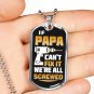 Father's Day Luxury Dog Tags - Birthday Gift For Dad Grandpa Papa Uncle Pop-Pops