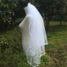 #1225 Bridal wedding veil 3-layers with comb