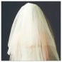 #5892 Ivory Bridal wedding veil 2-layers with comb