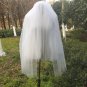 #5892 Ivory Bridal wedding veil 2-layers with comb
