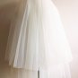 #5892 Ivory Bridal wedding veil 2-layers with comb