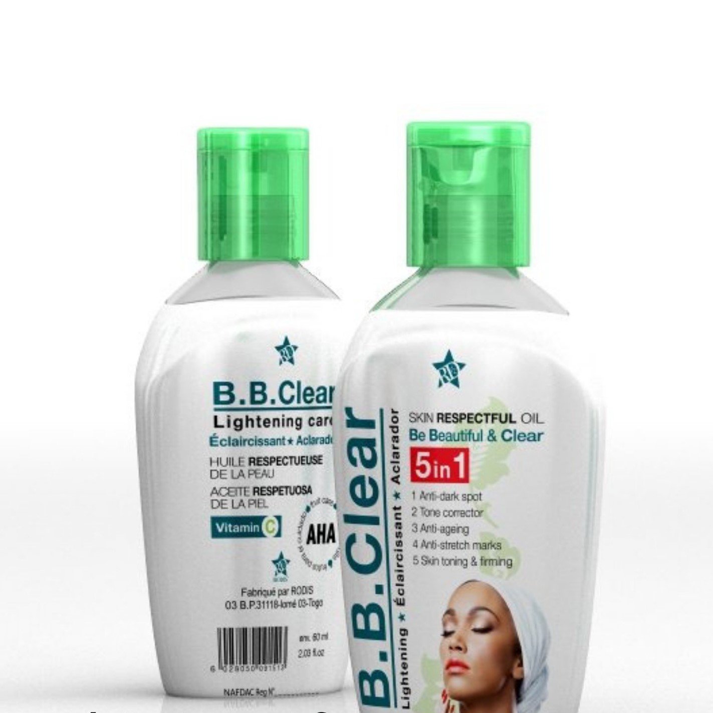 AHA B.B. CLEAR WHITENING OIL 60 ML