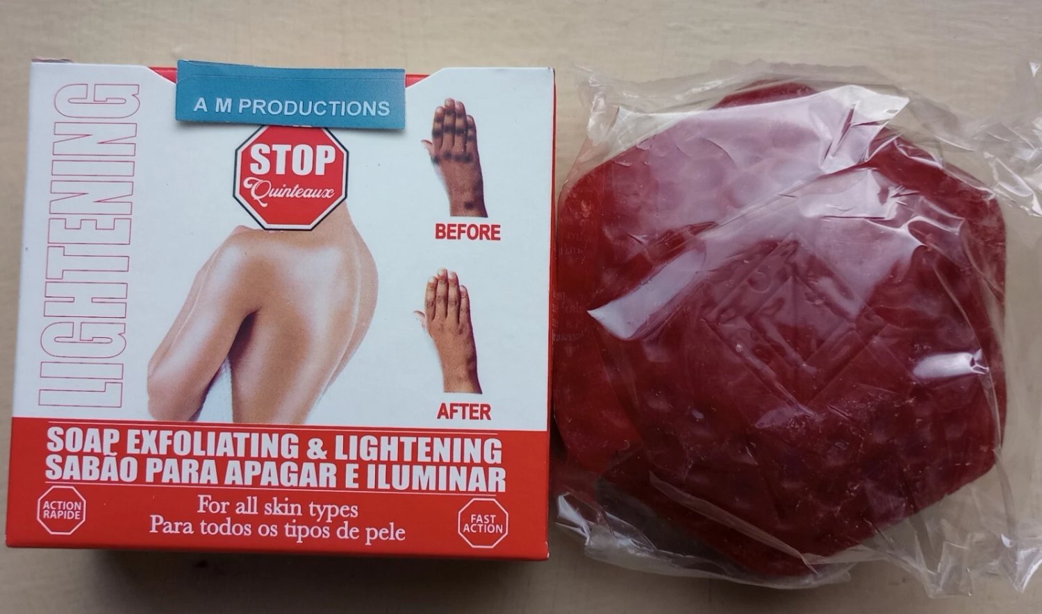 Stop quinteaux Exfoliating Lightening Soap 180g.
