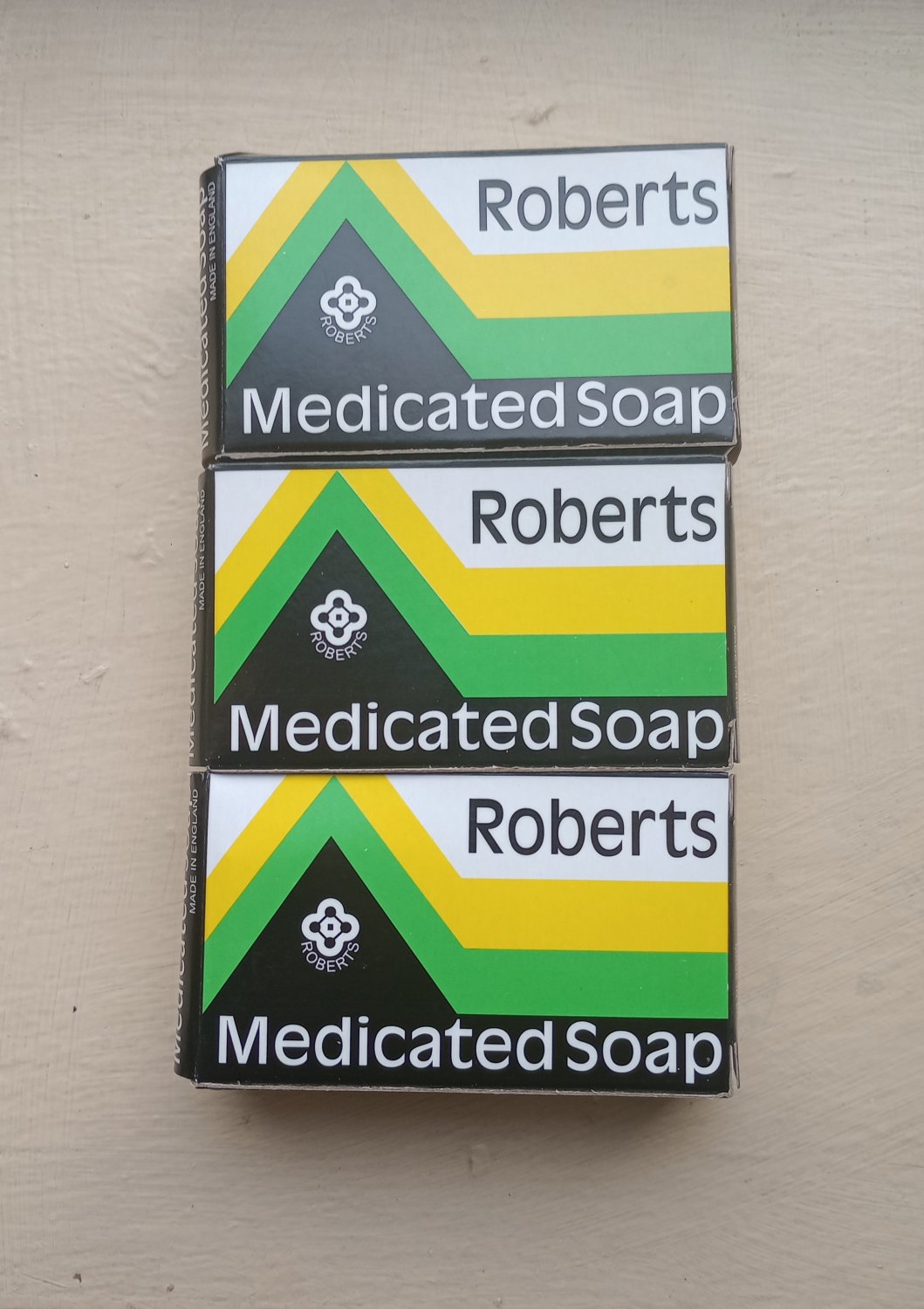 Roberts Medicated Soap 90g Each , 3 Boxes
