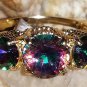 Rainbow Guardian Angel Style Ring(Not a doll , vampire) Protection! C-23