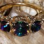 Rainbow Guardian Angel Style Ring(Not a doll , vampire) Protection! C-23
