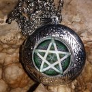 Wiccan  "Become  A Green Witch" Necklace/pendant (not vampir c-85