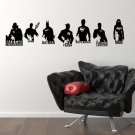 Superheroes Batman Flash Superman Children's Bedroom Decal Wall Sticker Picture
