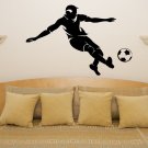 Footballer Football Ball Children's Bedroom Room Decal Wall Art Sticker Picture