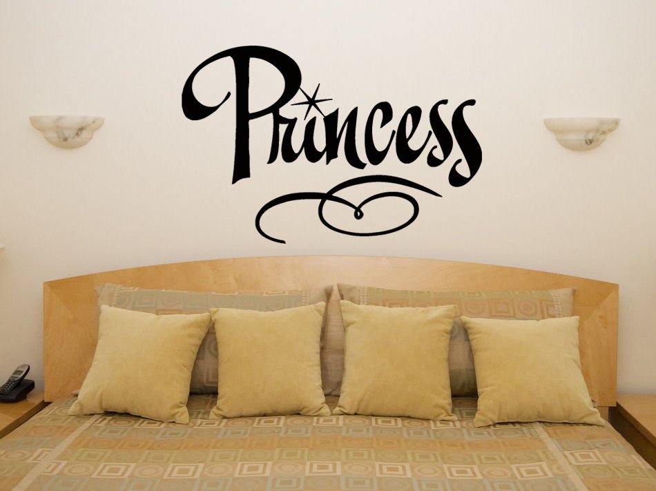 Princess Star Nursery Children's Bedroom Room Decal Wall Art Sticker Picture