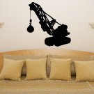 Bulldozer Wrecking Ball Children's Bedroom Room Decal Wall Art Sticker Picture