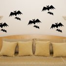 Bats (Pack Of 5) Spooky Scarey Halloween Bedroom Decal Wall Art Sticker Picture