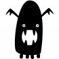 Ghost Spooky Scarey Boo Halloween Bedroom Decal Wall Art Sticker Picture