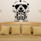 Juggling Clown Nursery / Children's Bedroom Room Decal Wall Art Sticker Picture