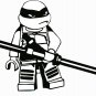 Lego Teenage Mutant Ninja Turtle Donatello Children's Bedroom Decal Wall Sticker
