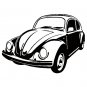 VW Beetle Car Vehicle Living Room Bedroom Dining Decal Wall Art Sticker Picture