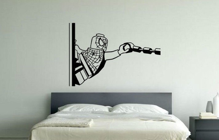 Lego Spiderman Children's Bedroom Living Room Decal Wall Art Sticker Picture