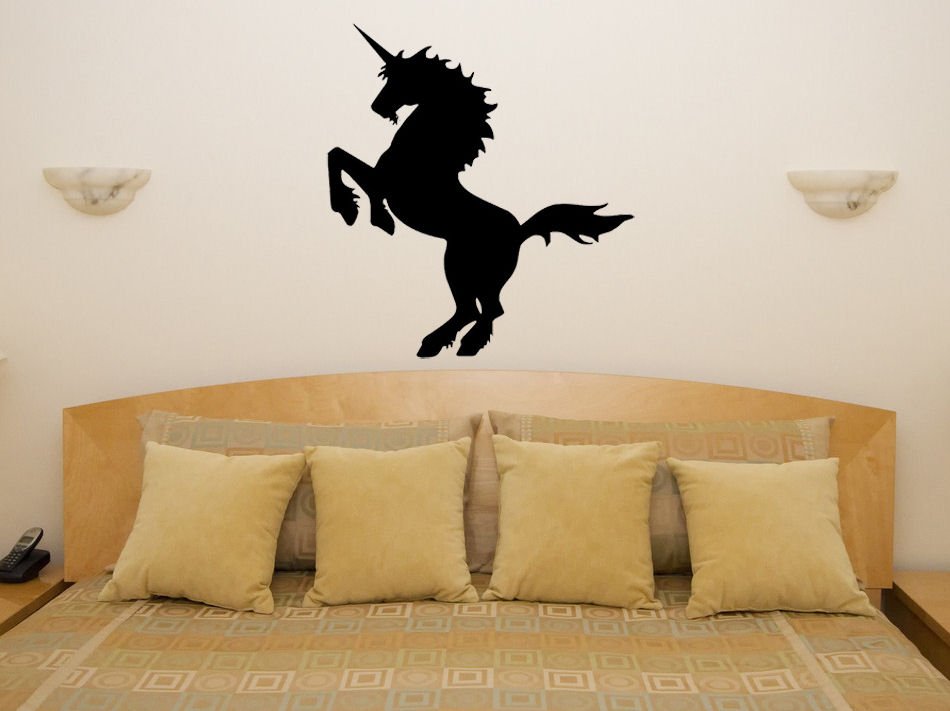 Magical Mystical Unicorn Childrens Bedroom Room Decal Wall Art Sticker Picture