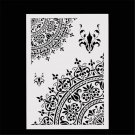 DIY decorative Vintage Flower Design Resuable Wall Stencils For Painting Decor