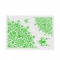 DIY decorative Vintage Flower Design Resuable Wall Stencils For Painting Decor
