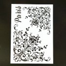 DIY Painting Vintage Flower Frame Design Reusable Art Stencils For Wall Painting Decor