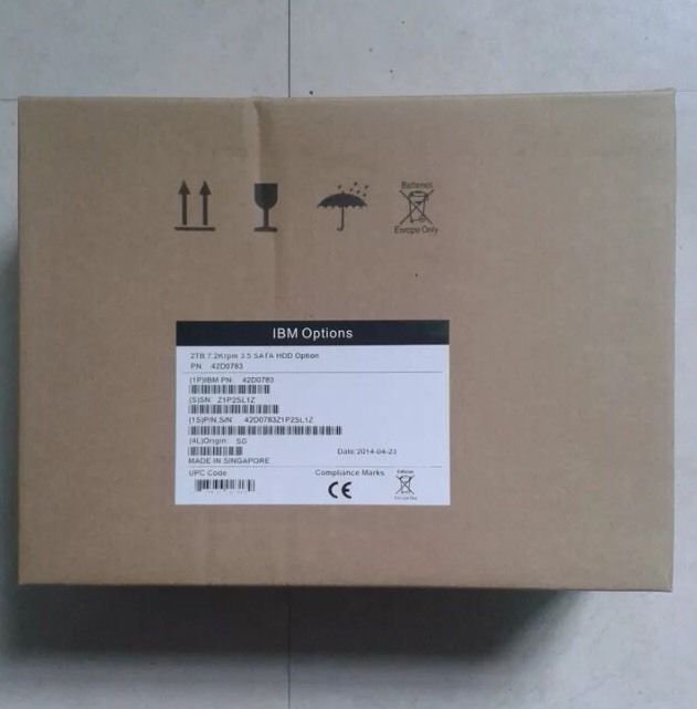 IBM  42D0782 42D0783 2TB 7.2K SATA 3.5 HDD