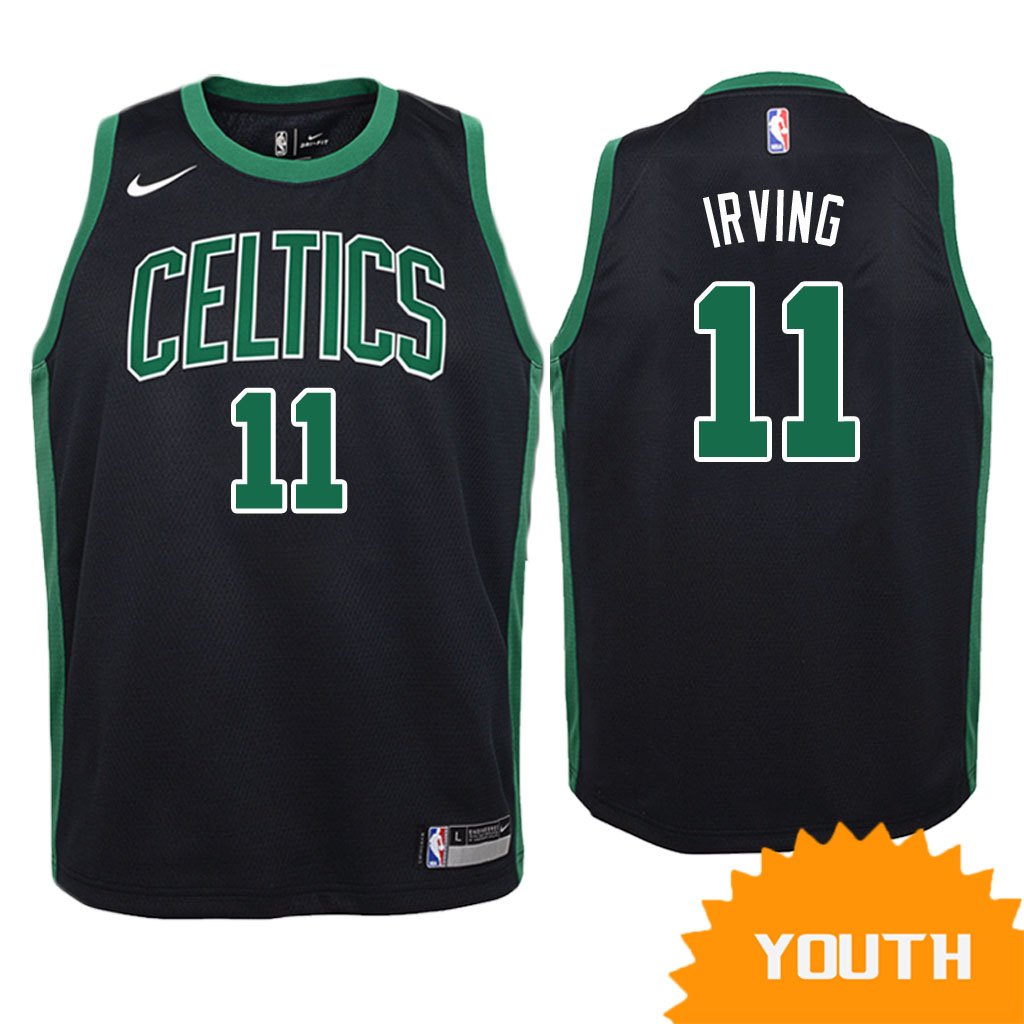 kyrie irving youth black jersey