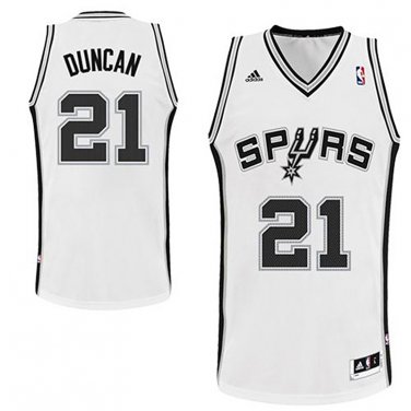 San Antonio Spurs Tim Duncan White 